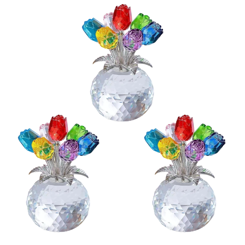 SheremArt Eternal Bloom Rose - 3 pack