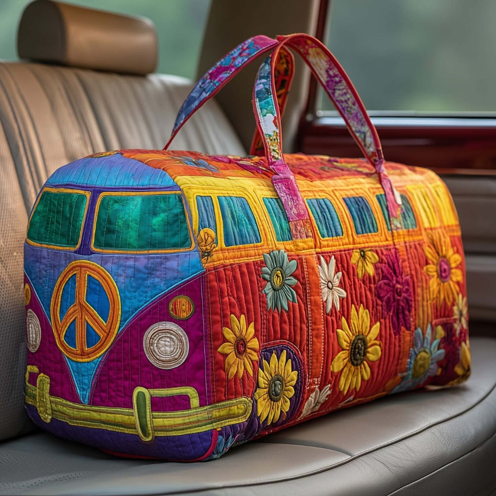 Hippie Bus Travel Bag — Sunflower