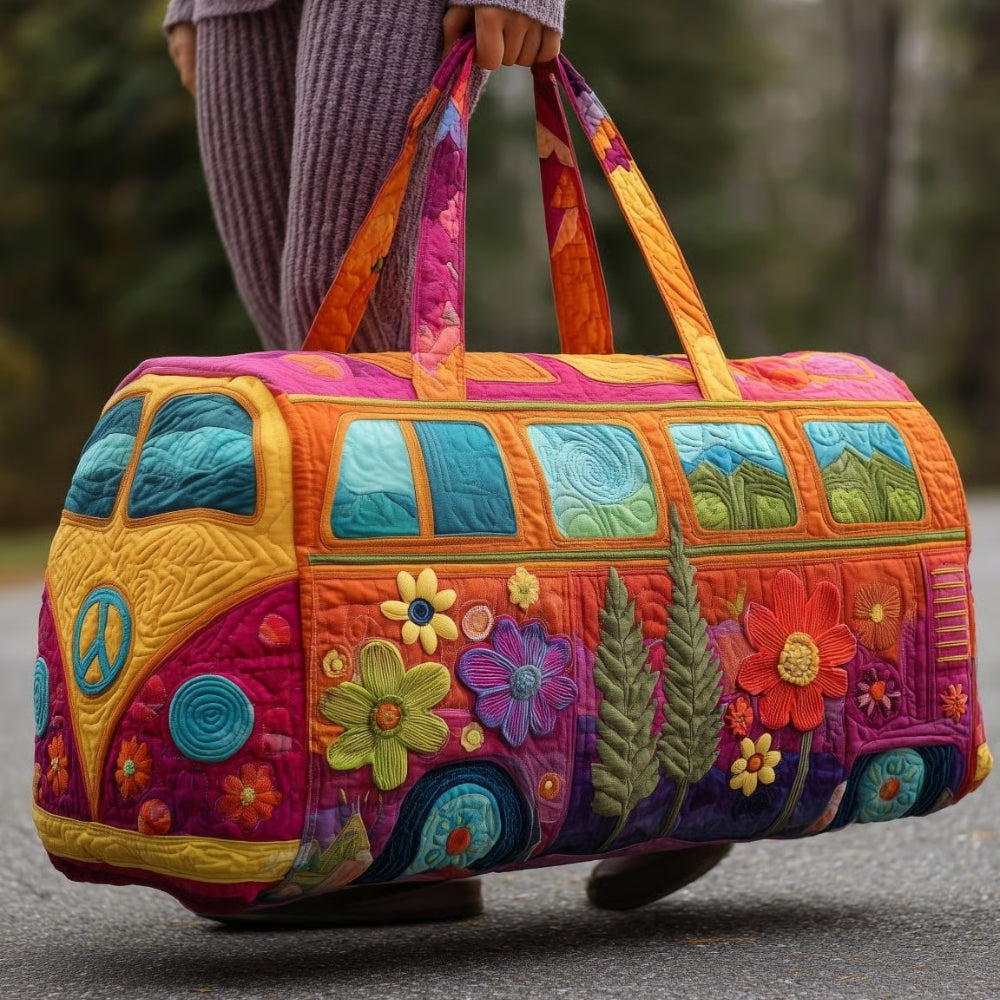 Hippie Bus Travel Bag — Floral Mix